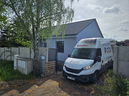 Izolace sádrokartonového stropu ve Smečně na Kladensku